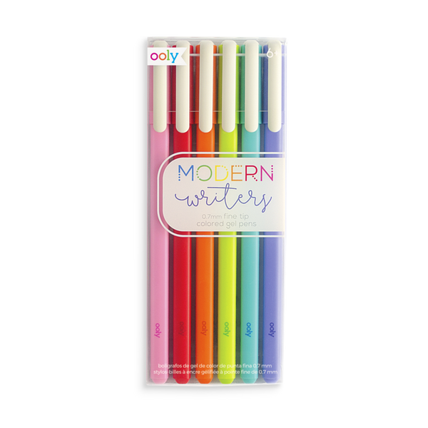 Modern Writers Colored Gel Pens - Set of 6